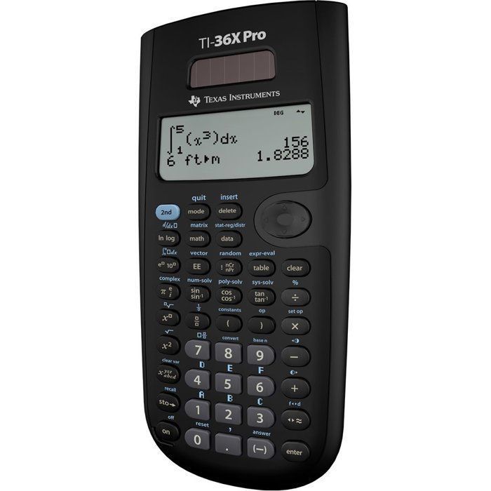 Calcuatrice scientifique - TEXAS INSTRUMENTS - TI-36 X PRO - Noir
