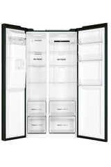 Réfrigérateur américain - HAIER - SBS 90 Series 3 HSR3918EIPB - Classe E - 515 L - 180 x 90 x 65,9 cm - Noir