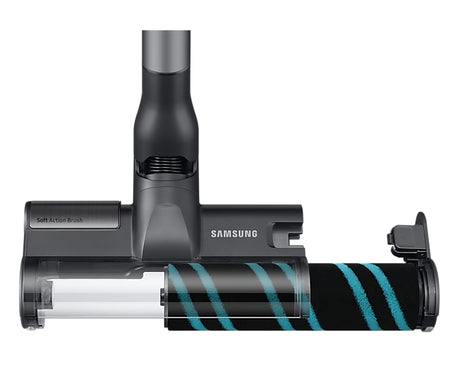 SAMSUNG Jet 75E Complete VS20B75CR5 - Aspirateur Balai sans Fil - Puissance 200 AW - Autonomie 60 min - Station murale - 3 brosses