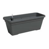 ARTEVASI Jardiniere - Plastique - Anthracite - Rectangulaire - L77,9 x P24 x H22cm