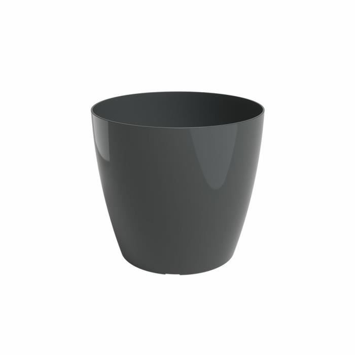 ARTEVASI Pot de fleur SAN REMO - 30 br - Anthracite - 30x30x27,3 cm