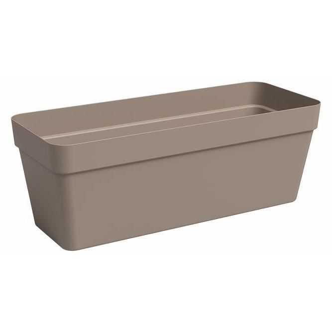 Planter - Plastic - Taupe - Rectangular - L49.9 x D20 x H18.1cm - ARTEVASI