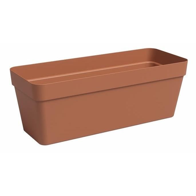 Planter - Plastic - Terracotta - Rectangular - L49.9 x D20 x H18.1cm - ARTEVASI