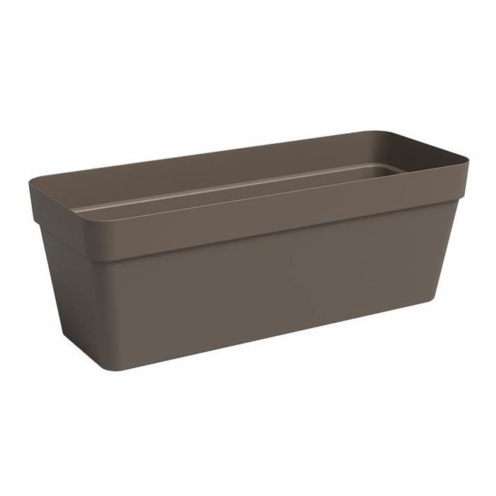 Planter - Plastic - Bronze - Rectangular - L49.9 x D20 x H18.1cm - ARTEVASI