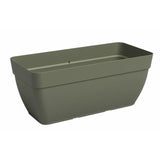ARTEVASI Jardiniere - Plastique - Vert sec - Rectangulaire - L57,9 x P37 x H33,5cm