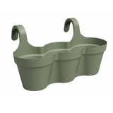 Pot ARTEVASI - CAPRI TRIPLE - Balcon - Vert Cendreê - L54 x P30,5 x H28 cm