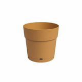ARTEVASI Pot de fleur LARGE RE - 40 ma - Jaune miel - 39,1 x 39,1 x 37 cm