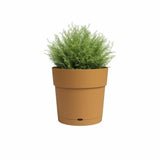 ARTEVASI Pot de fleur LARGE RE - 40 ma - Jaune miel - 39,1 x 39,1 x 37 cm