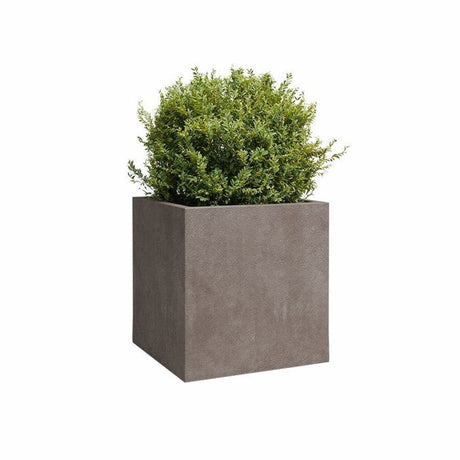 ARTEVASI Pot de fleur - SYDNEY - 30 cm - 21 L - Taupe - Dimensions: 29.5x29.5x29.5 cm