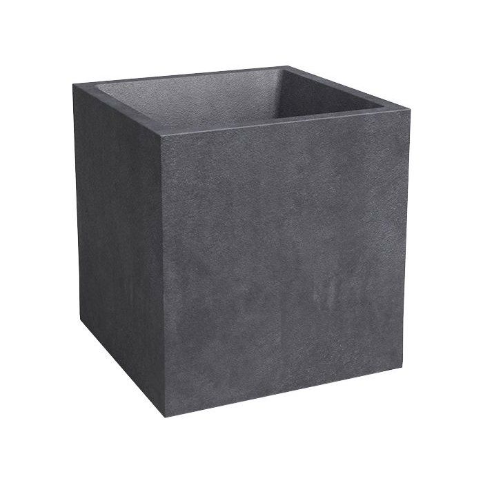 ARTEVASI Pot de fleur - SYDNEY - 40 cm - 31 L - Anthracite - Dimensions: 29.5x39.5x43 cm