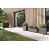 ARTEVASI Pot de fleur - SYDNEY - 40 cm - 31 L - Gris Clair - Dimensions: 39.5x395x43 cm