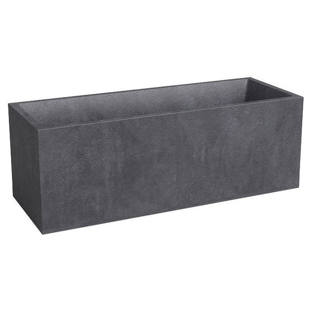 ARTEVASI Jardiniere - SYDNEY - Plastique - Anthracite - 80 cm - 57 L - Dimensions: 79.5x29.5x29.5 cm