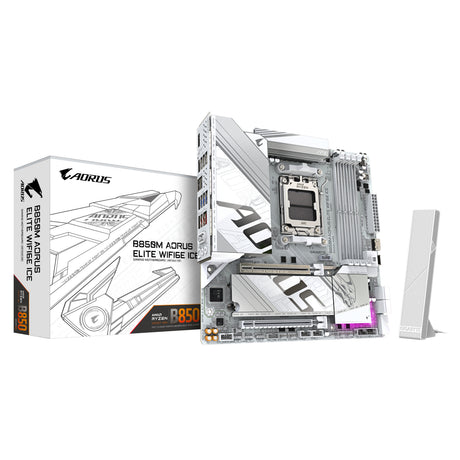 Carte mere - GIGABYTE - B850M AORUS ELITE WIFI6E ICE