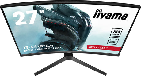 Ecran PC Gamer Incurvé - IIYAMA -  27 - FHD - 165Hz - Dalle VA - 1ms - Ajustable en hauteur - GB2766HSU-B1