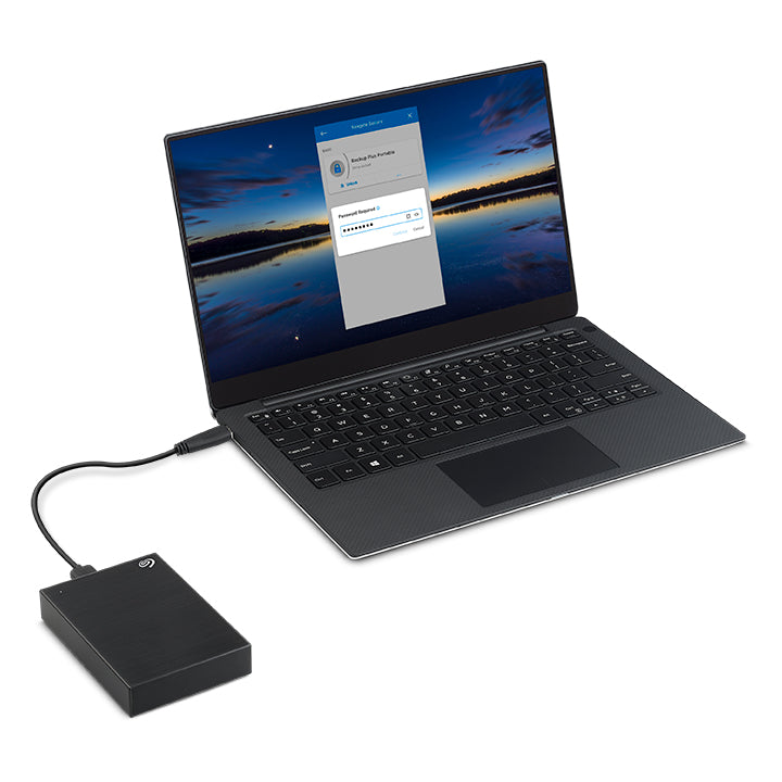 SEAGATE - One Touch PW (HDD) Black 5TB Black