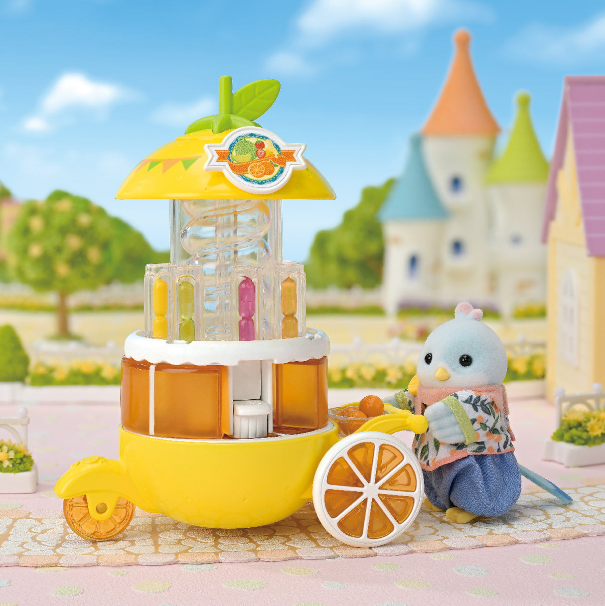 Le stand de jus de fruits - SYLVANIAN FAMILIES - La fete foraine - Des 3 ans