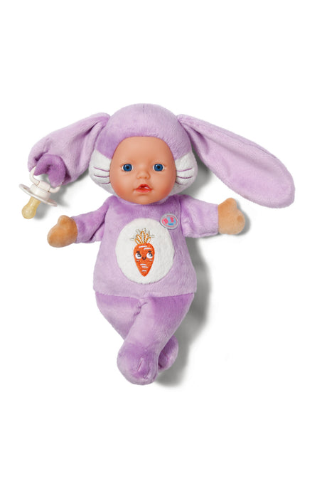 Poupon - BABY BORN - Poupon Lapin - Petites oreilles douces et poches pour les doigts - 26 cm - Nouveau-né