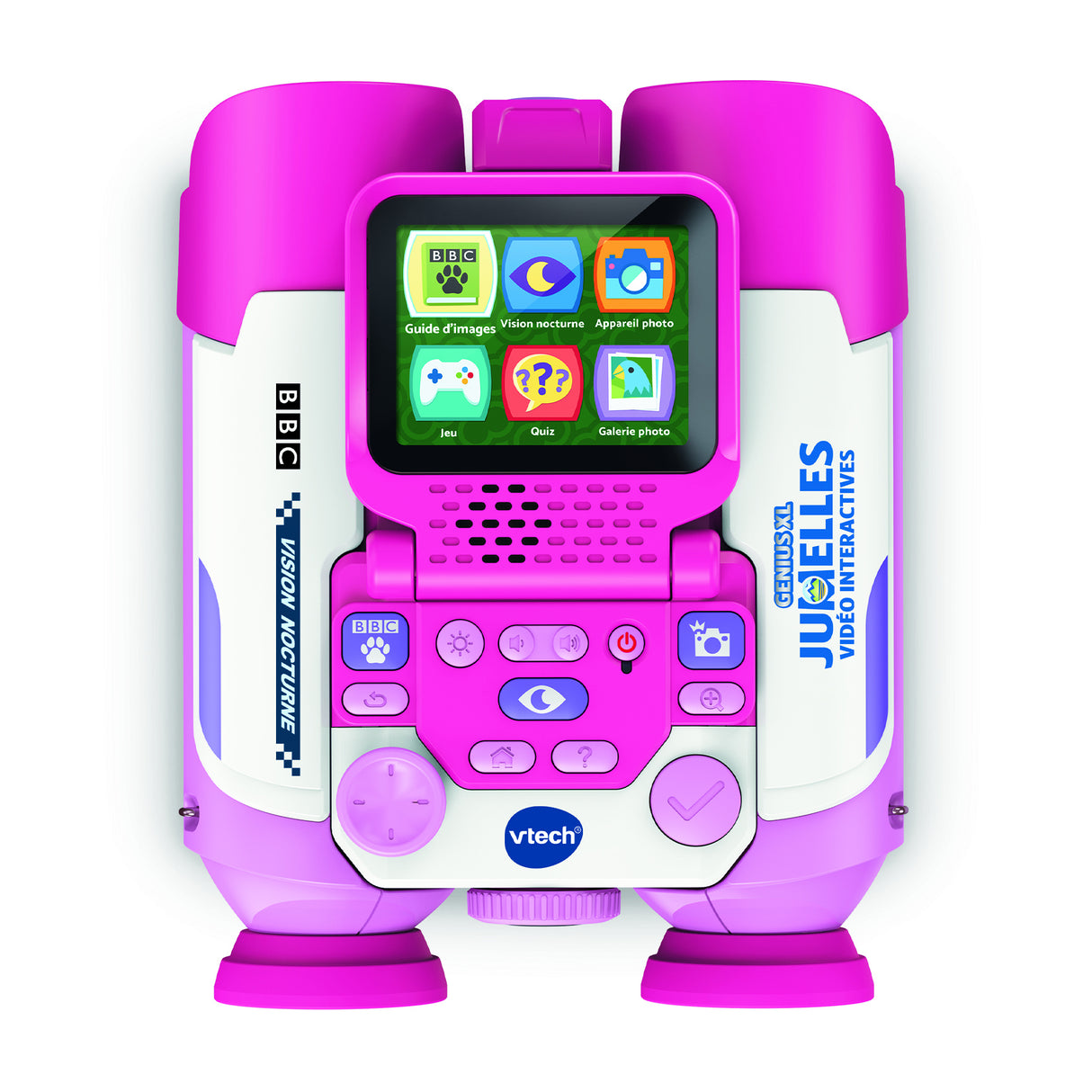 VTECH - GENIUS XL - JUMELLES VIDEO INTERACTIVES ROSE - Multicolore