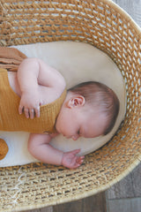 Matelas de landeau - 72 x 32 cm - Ep. 4 cm - Beige Ecru - TINEO