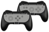 Paire de supports Joy-Con - KONIX - Nintendo Switch 2 - Forme de manette classique - Noir