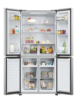 Réfrigérateur multi-portes - HAIER - HCR3818ENMM - Classe E - 467 L - 35 dB - 181,5 x 83,3 x 65 cm - Silver