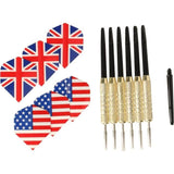 Jeu de fléchettes - VADER PRO - Set cible et 6 fléchettes inclus - Fibres de sisal - REZO