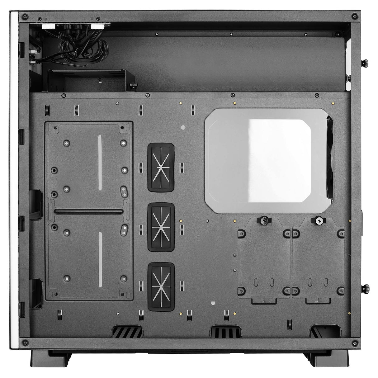 Boitier Moyen Tour ATX AeroCool Glo RGB avec panneau vitré (Noir)