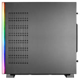 Boitier Moyen Tour ATX AeroCool Glo RGB avec panneau vitré (Noir)