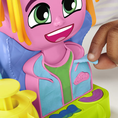 Play-Doh Salon de coiffure, coffret de pâte a modeler avec 6 pots, Classique, des 3 ans