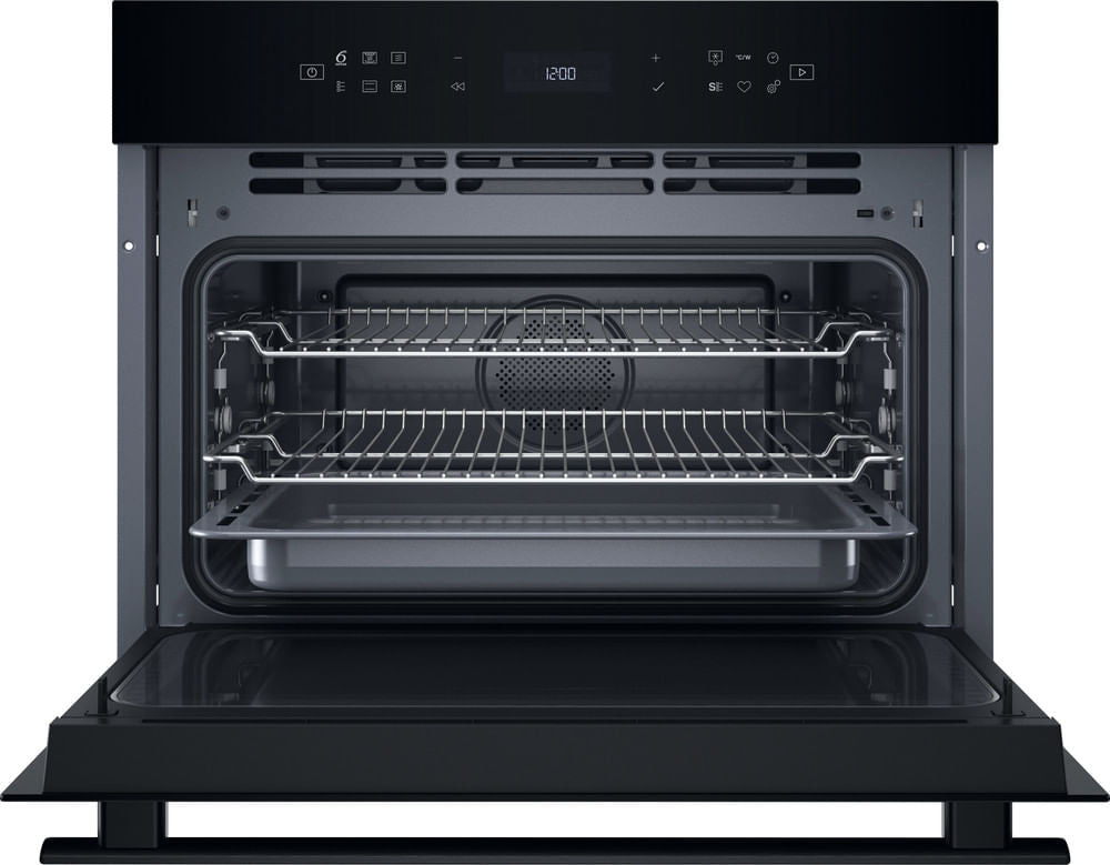 Micro-ondes combiné encastrable - WHIRLPOOL - WCW6O7HTBF - Noir - 59,5 x 55,4 x 45,5 cm