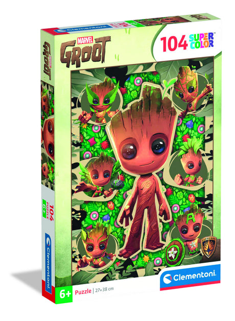 CLEMENTONI - 104 pieces - Marvel, Groot