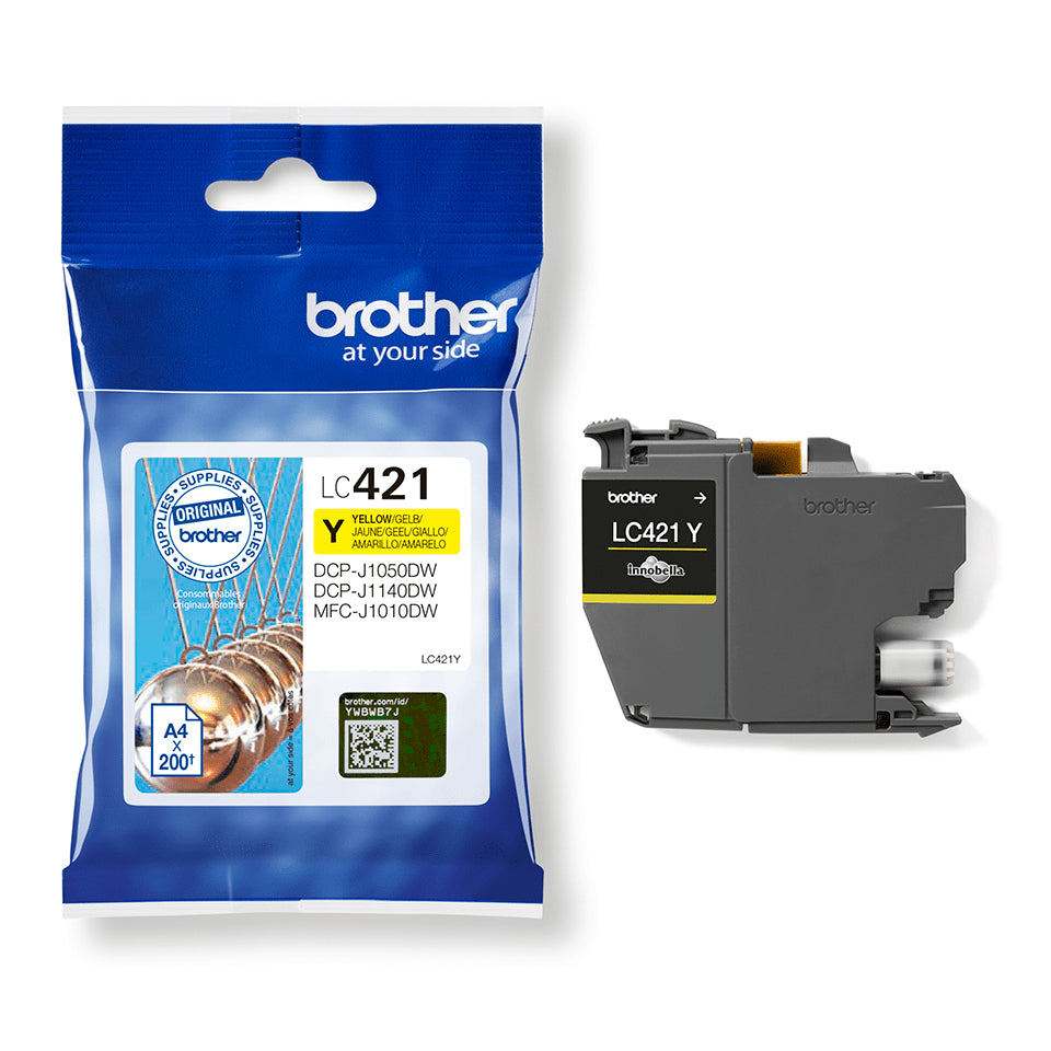 Cartouche d'encre Brother LC-421 (Jaune)