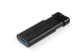Clé USB 3.2 Verbatim PinStripe - 16Go (Noir)