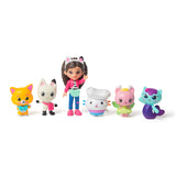 Gabby Dollhouse - Coffret 6 figurines + 5 accessoires - Petits chatons - des 3 ans - Gabby et la Maison Magique