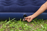 Matelas gonflable camping - BESTWAY - 2 places - 191x137x22 cm avec pompe électrique externe Powertouch