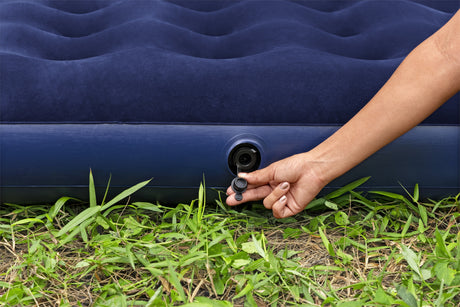 Matelas gonflable camping - BESTWAY - 2 places - 191x137x22 cm avec pompe électrique externe Powertouch