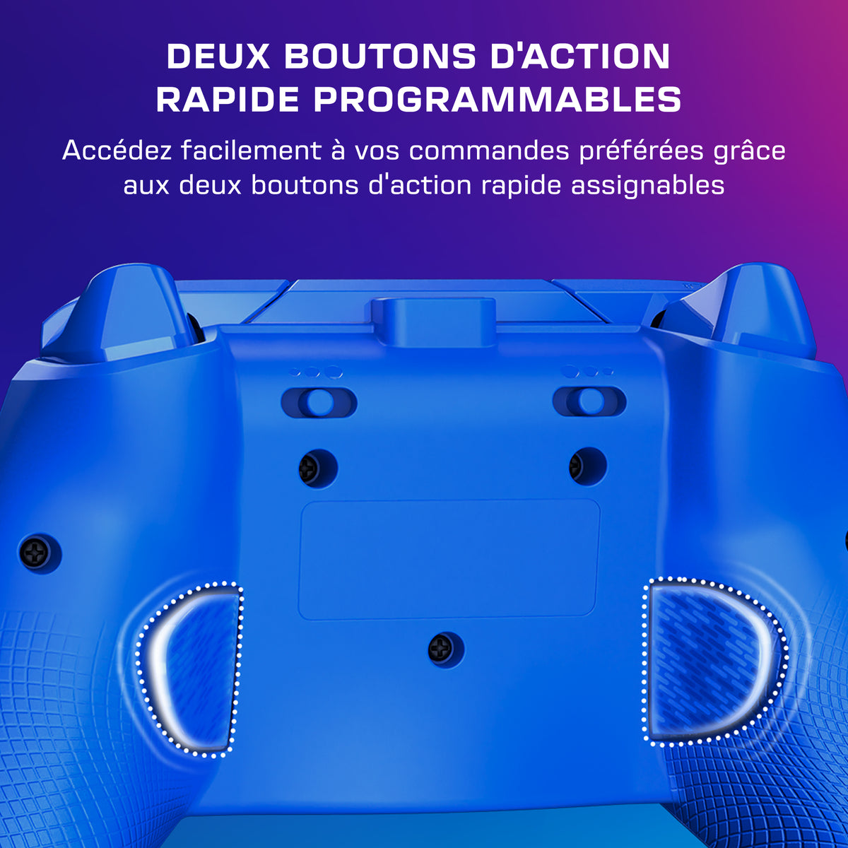 Manette de jeu - Xbox Series X|S, Xbox One et PC - Afterglow Wave - RGB - Filaire - Bleu - TURTLE BEACH