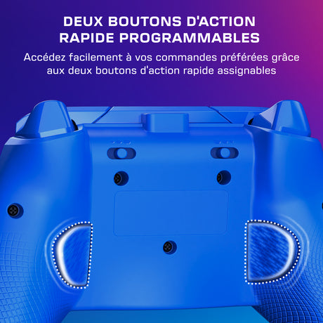 Manette de jeu - Xbox Series X|S, Xbox One et PC - Afterglow Wave - RGB - Filaire - Bleu - TURTLE BEACH