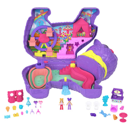 Polly Pocket - Coffret Fete du chaton - Avec mini-figurines et accessoires - Polly Pocket - JFT90