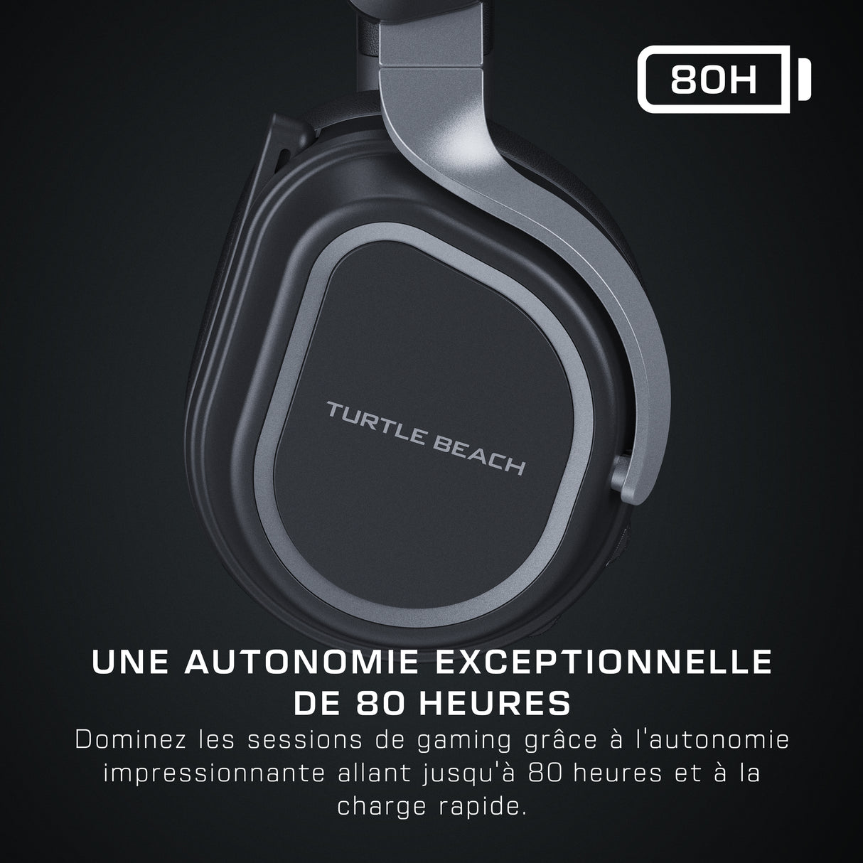 Casque gaming sans fil - Turtle Beach Stealth™ 700X (Gen3) - Noir - Xbox, PS5, PS4, PC, mobile, 60mm, Bluetooth, 80h