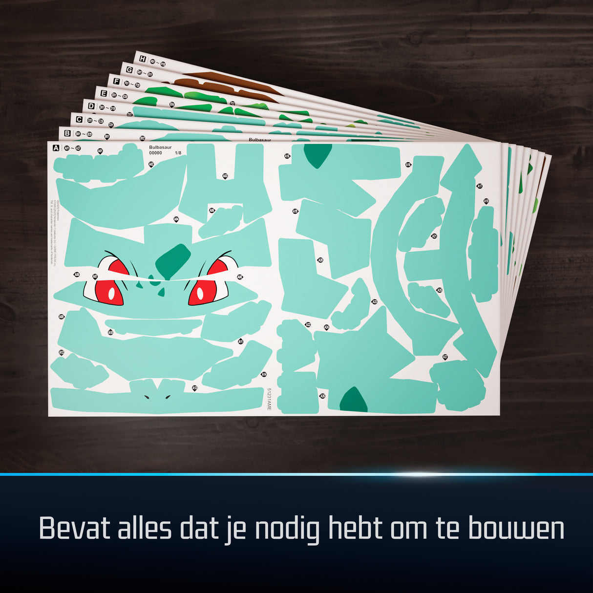 Puzzle 4D Build Pokemon - Bulbizarre (195 pièces)