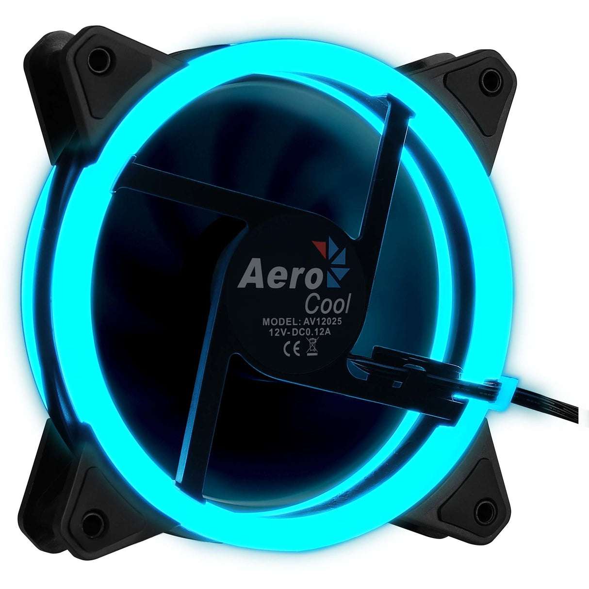Ventilateur de boitier AeroCool Rev RGB 12cm (Noir)