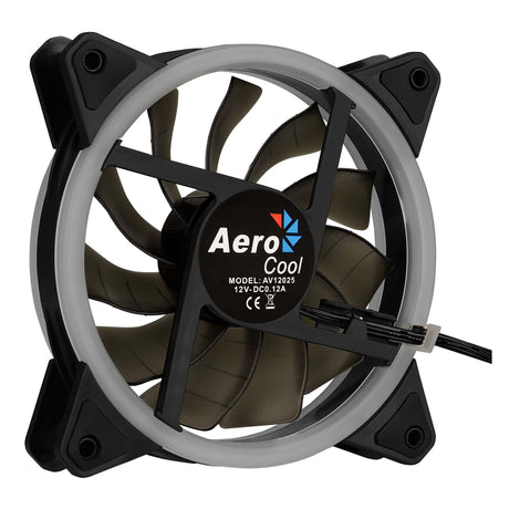 Ventilateur de boitier AeroCool Rev RGB 12cm (Noir)