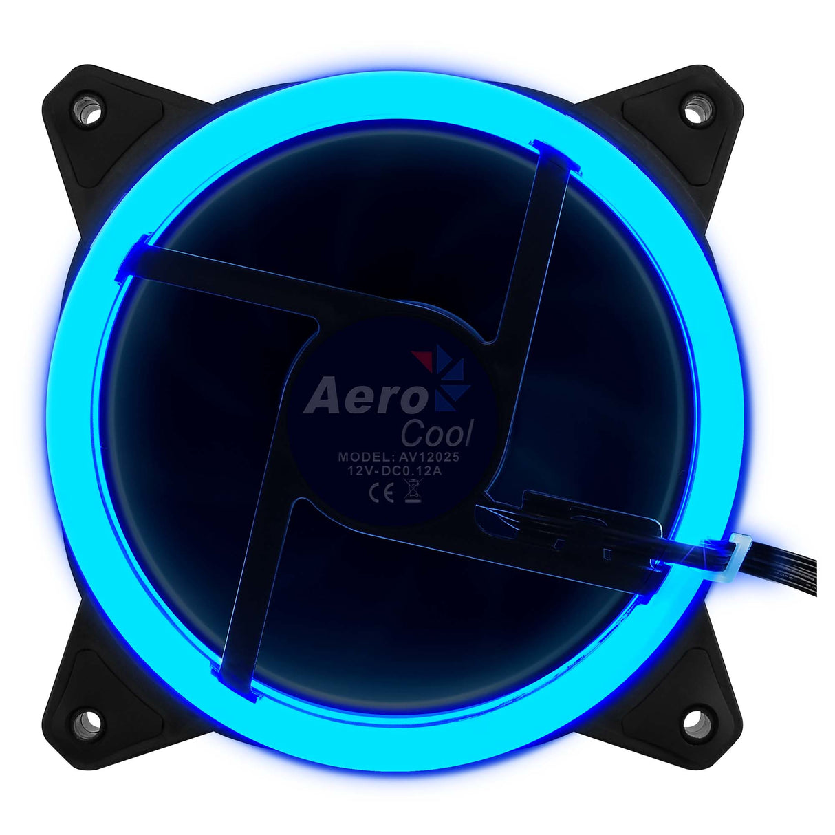 Ventilateur de boitier AeroCool Rev RGB 12cm (Noir)