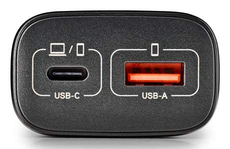 Chargeur secteur NGS Era 1x USB-C + 1x USB-A 45W (Noir)