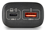 Chargeur secteur NGS Era 1x USB-C + 1x USB-A 45W (Noir)