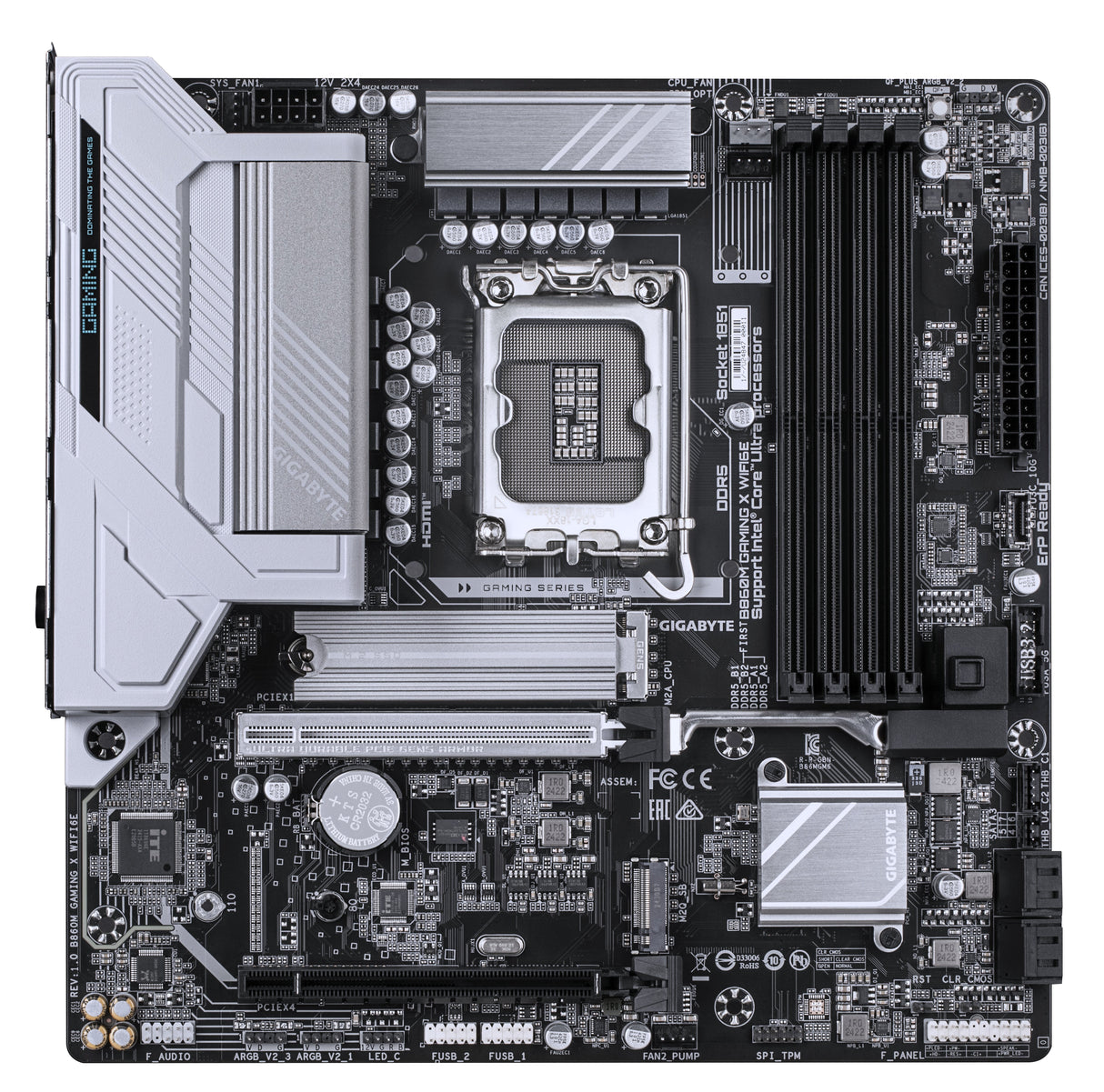 Carte Mére Gigabyte B860M Gaming X WiFi6E (Intel LGA 1851) Micro ATX