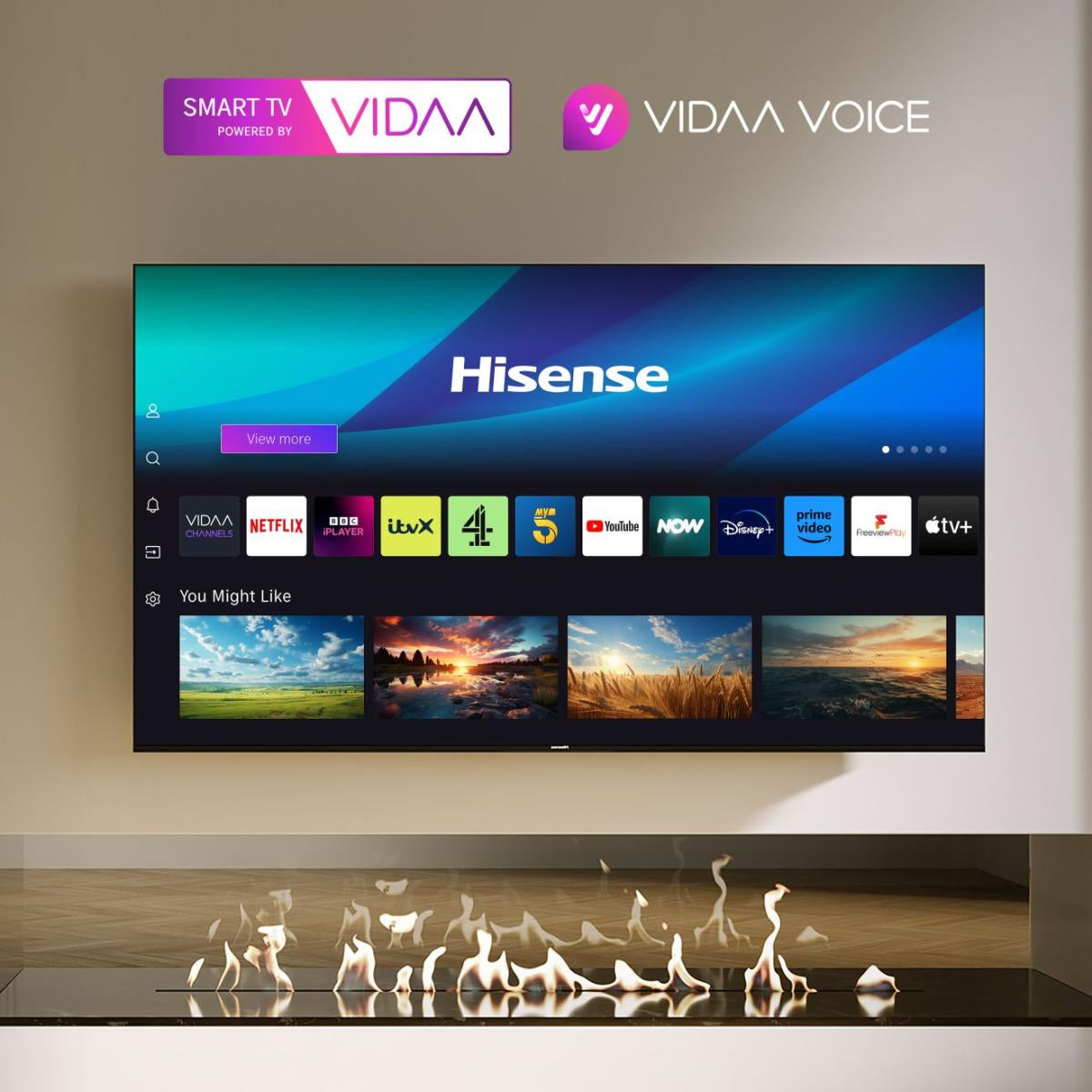 Hisense 50E7NQ - TV QLED 50" (126 cm) - 4K UHD 3840x2160 - HDR10 - TV connecté - 3xHDMI 2.1 - WiFi