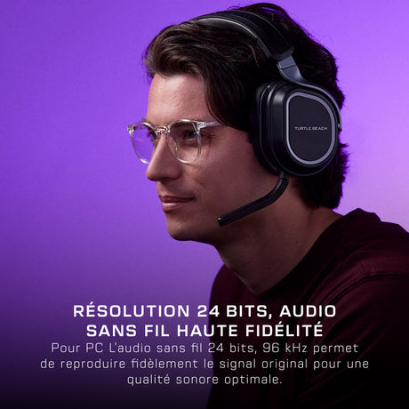 Casque gaming multiplateforme sans fil - TURTLE BEACH - Stealth 700PC (Gen3) - Noir