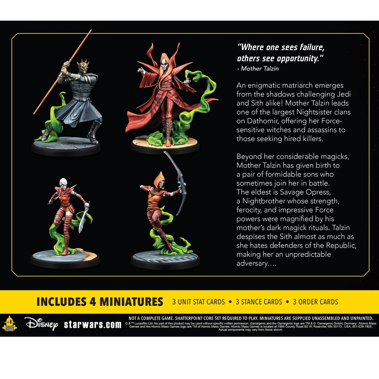 Jeu Star Wars - Shatterpoint : SorciïÂ¿Â½res de Dathomir (Escouade)